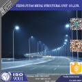 Galvanized 10m Double Arm Lighting Pole